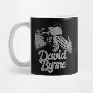 Retro David Byrne Hand Eye Mug